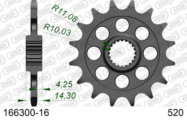 Pignone AFAM 166300-16 passo 520