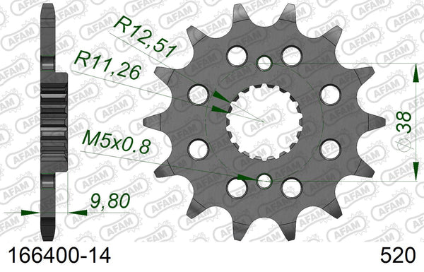 Pignone AFAM 166400-14 passo 520