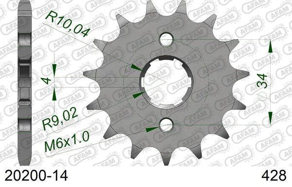 Pignone AFAM 20200-14 passo 428