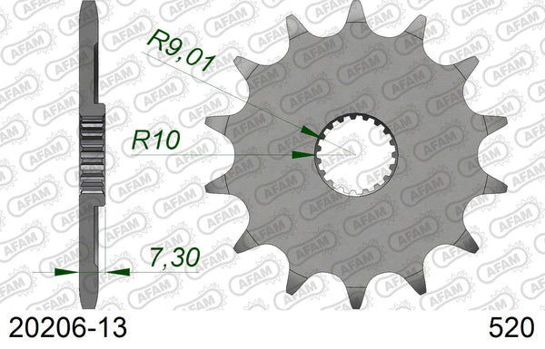 Pignone AFAM 20206-13 passo 520