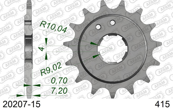 Pignone AFAM 20207-15 passo 415