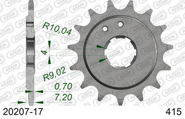 Pignone AFAM 20207-17 passo 415