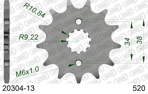 Pignone AFAM 20304-13 passo 520