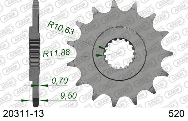 Pignone AFAM 20311-13 passo 520