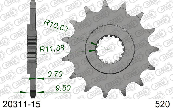 Pignone AFAM 20311-15 passo 520