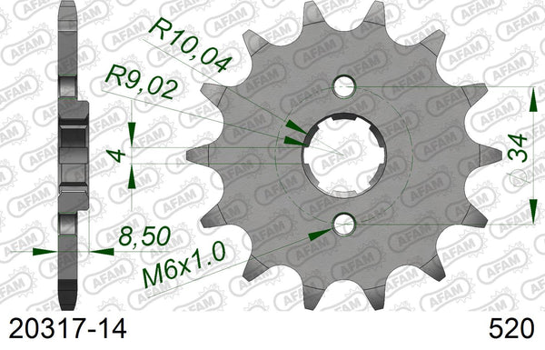Pignone AFAM 20317-14 passo 520