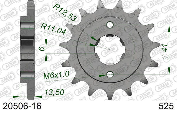 Pignone AFAM 20506-16 passo 525