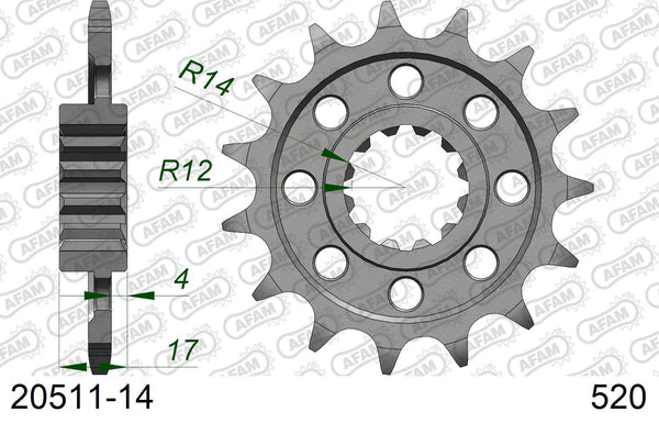 Pignone AFAM 20511-14 passo 520