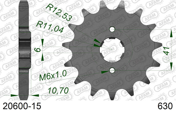 Pignone AFAM 20600-15 passo 630