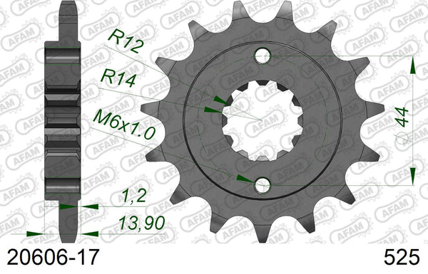 Pignone AFAM 20606-17 passo 525