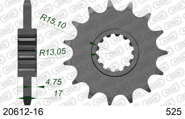 Pignone AFAM 20612-16 passo 525