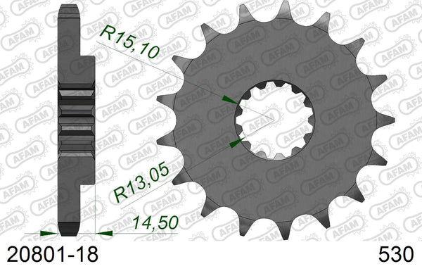 Pignone AFAM 20801-18 passo 530