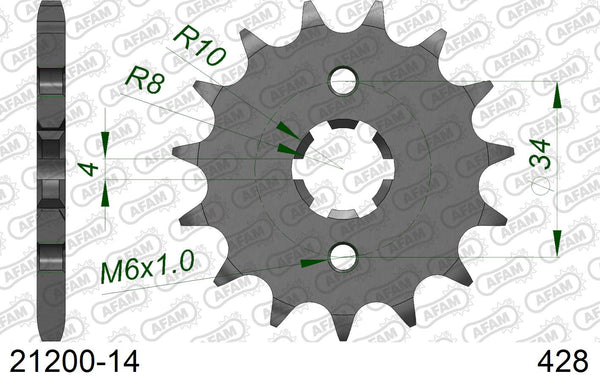Pignone AFAM 21200-14 passo 428