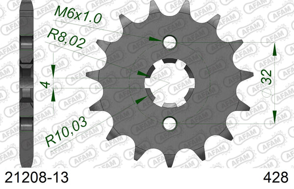 Pignone AFAM 21208-13 passo 428