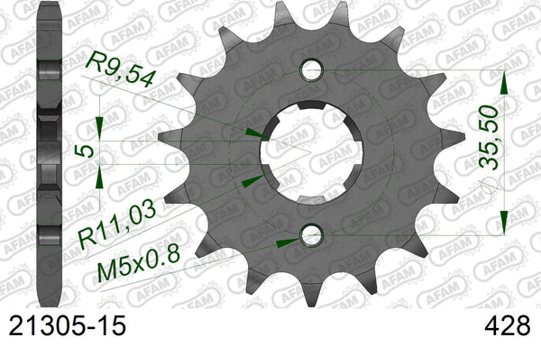 Pignone AFAM 21305-15 passo 428