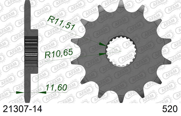 Pignone AFAM 21307-14 passo 520