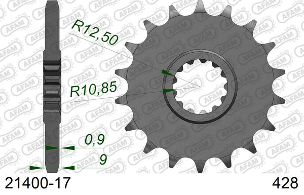 Pignone AFAM 21400-17 passo 428