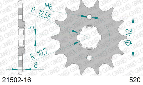 Pignone AFAM 21502-16 passo 520