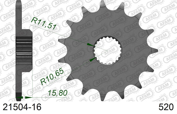 Pignone AFAM 21504-16 passo 520