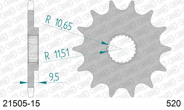 Pignone AFAM 21505-15 passo 520
