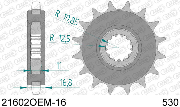 Pignone AFAM 21602OEM-16 passo 530