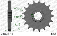 Pignone AFAM 21802-17 passo 532