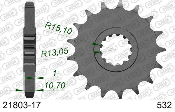 Pignone AFAM 21803-17 passo 532