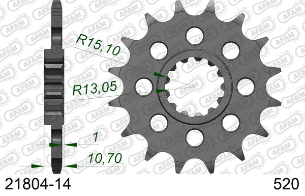 Pignone AFAM 21804-14 passo 520