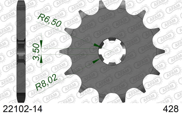Pignone AFAM 22102-14 passo 428