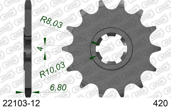 Pignone AFAM 22103-12 passo 420