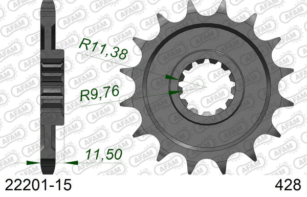 Pignone AFAM 22201-15 passo 428