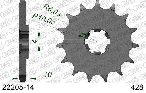 Pignone AFAM 22205-14 passo 428