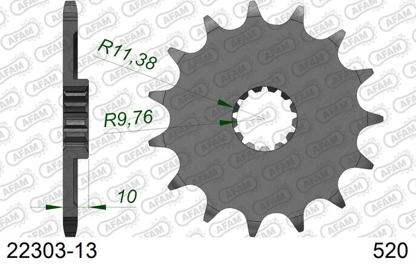 Pignone AFAM 22303-13 passo 520