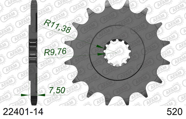 Pignone AFAM 22401-14 passo 520