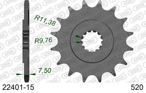 Pignone AFAM 22401-15 passo 520