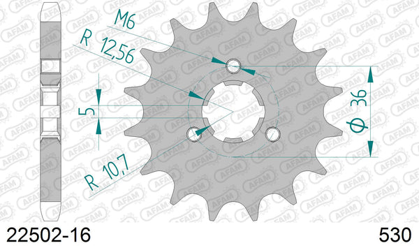 Pignone AFAM 22502-16 passo 530