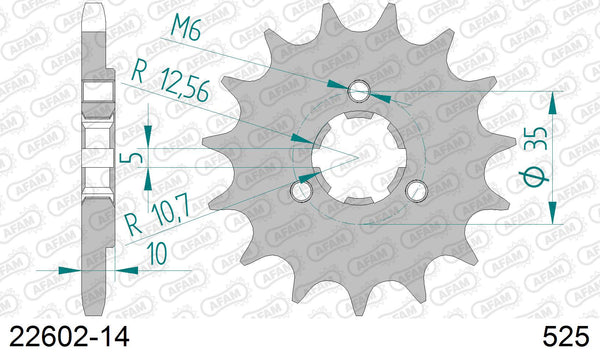 Pignone AFAM 22602-14 passo 525