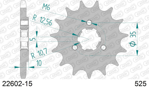 Pignone AFAM 22602-15 passo 525