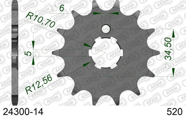 Pignone AFAM 24300-14 passo 520