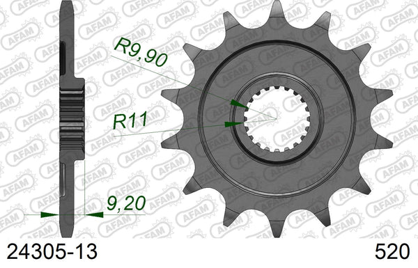 Pignone AFAM 24305-13 passo 520