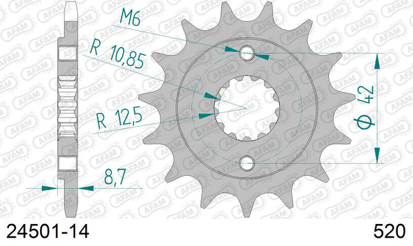 Pignone AFAM 24501-14 passo 520