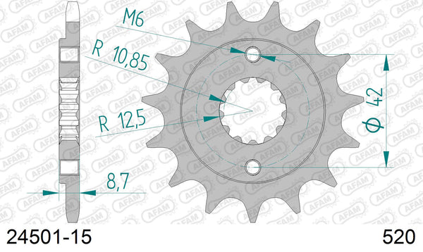 Pignone AFAM 24501-15 passo 520