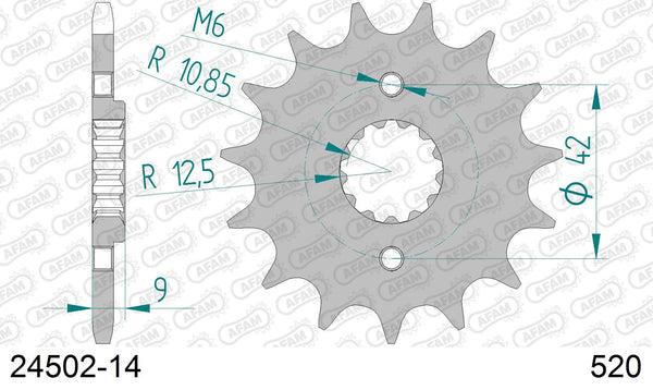 Pignone AFAM 24502-14 passo 520