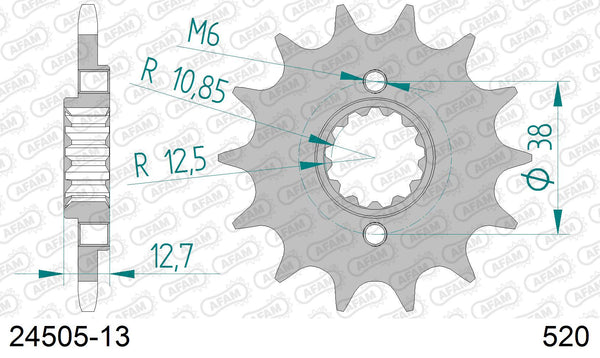 Pignone AFAM 24505-13 passo 520