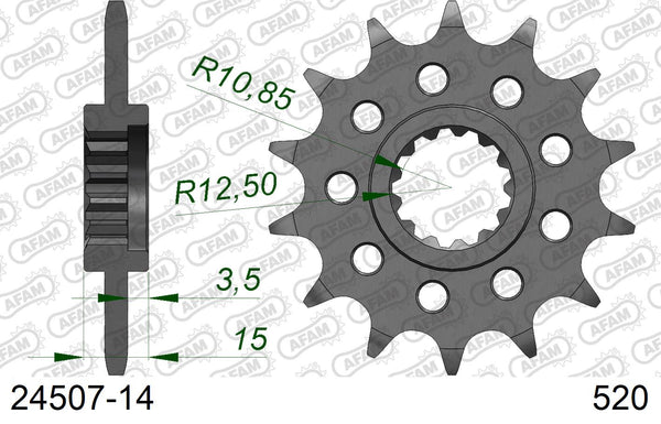 Pignone AFAM 24507-14 passo 520