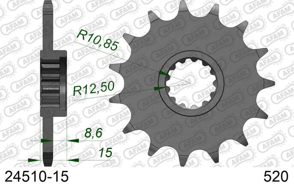Pignone AFAM 24510-15 passo 520