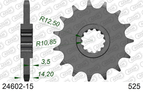 Pignone AFAM 24602-15 passo 525