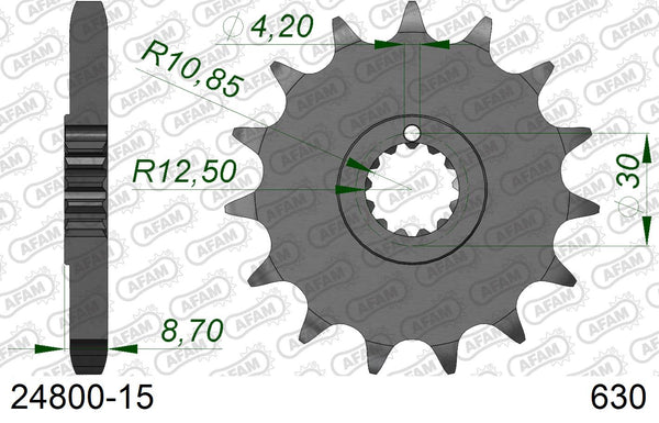 Pignone AFAM 24800-15 passo 630