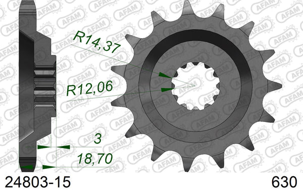 Pignone AFAM 24803-15 passo 630