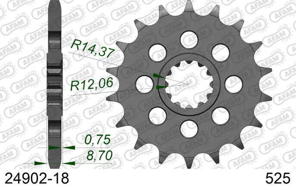 Pignone AFAM 24902-18 passo 525